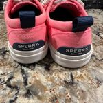 Sperry  Top Siders Pink Canvas Boat Shoe Size 7.5 Photo 4