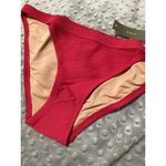 J.Crew Dark Pink Textured Ribbed Bikini Swim Bottom S Photo 1
