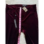 BLANK NYC  Womens Crybaby Velvet pants red Valentine's Day‎ Size 30 NWT Photo 10