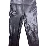 Spanx Faux Leather Leggings Black High Waisted Stretch Womens Medium Photo 1