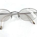 Vintage Silhouette Unisex Prescription Lenses Optical Eyeglasses‎ Silver Eyewear Silver Photo 0