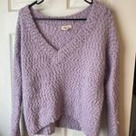 Yes Lola Fuzzy Purple Sweater Photo 0