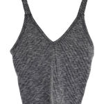 Blu Pepper  Ribbed V Neck Cropped Tank Top Photo 0