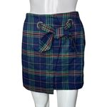 Wild Fable Skirt Women XS Blue Green Plaid Pencil Skirt Straight Preppy Academia Photo 0