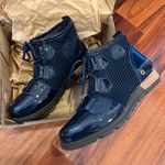 Sorel Major Lace Mesh Collegiate Navy Boots Photo 0