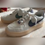 Nike  Air Force 1 Womens Sage Low LX Spruce Aura Blank White Sneakers Size 10.5 Photo 5