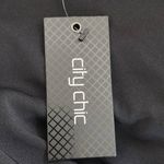 City Chic  Long Sleeve Black Sequin Sheath Dress Size XL NWT Sequin Formal Dress Photo 8