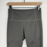 Athleta  Persistence Laser Cut 7/8 Tights Leggings Sz Small Petite Arbor Olive Photo 4