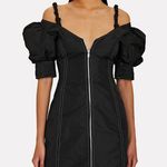 Ganni Taffeta Front Zip Mini Dress Photo 1