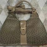 Fabletics Ostrich Print Handbag w/Strap Photo 2