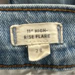 Madewell 11” High-Rise Flare Cornwall Wash Size 28 Jeans Festival Boho Bohemian. Photo 8