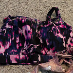 Cacique  Pink and Black Sports Bra Photo 0