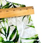 Panama Jack  Jungle Leaf Linen Blend Crop Top Button Front Women Medium Photo 5