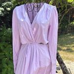 WAYF W.A.Y.F. Lavender long sleeve cut out dress. Photo 1
