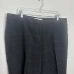 NWT Kasper Indigo‎ Multi Plaid Dress Pants Straight Leg Size 16 Blue Photo 9
