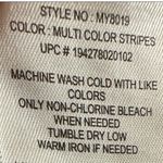 Seven7 Womens Wide Leg Crop Pants Belted Pockets. Linen Blend. Multicolor Sz 10 Photo 7