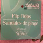 Pink Bridesmaid Glitter Flip Flops Size S (5/6) Photo 2
