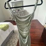 Princess Polly Lainey Midi Cutout Dress (Sage) Photo 2