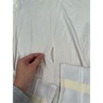 NBD NWT Revolve  Cecil Dress Ivory belted lace up shirt mini dress short sleeve S Photo 9