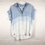 Rails Lex Light Vintage Dip Dye Button Down Top Photo 1