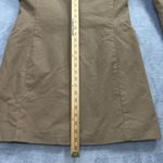 Gap  Double Breasted Lined Parka Coat Womens‎ Medium Beige Cotton Preppy Classic Photo 10