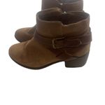 White Mountain  Women's Size‎ 6.5 M Cow Suede Brown Ankle Booties Boots Photo 3