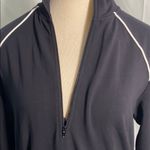 Terry Lewis classic luxuries‎ black quarter zip jacket tennis size S NEW Photo 2