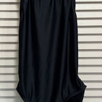 Nike  Racerback Black Logo One Piece Swim Bathing Suit Size‎ 6 Straps Open Back Photo 0
