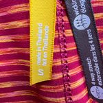 Lole  Tank Top Womens S Red Orange Stripe Scoop Stretch Athletic UPF 50+ Outdoors Photo 10