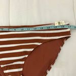 Aerie New AE Ribbed Full Coverage Bikini Bottom 70s Canyon Creek Stripe Size XL Photo 8