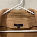 Quince  Camel Organic Cotton Knit Blazer (M) Photo 2