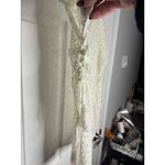 UNBRANDED Cream Crochet Open Knit Beach Cover Photo 3