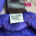 The North Face The Womens Jacket Size Small Purple Faux Fur Bomber Comfy Warm Cudly Photo 8