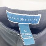 Karen Scott Black Straight Fit Tailored Chino Short Photo 3