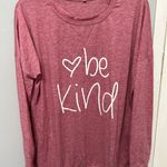 Amazon Pink “Be Kind” Oversized Long Sleeve Top Photo 0