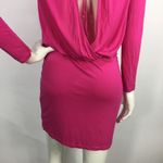Haute Hippie  Low Open Back Long Sleeve Mini Dress Photo 9