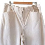 Madewell  Emmett Wide Leg High Waist Corduroy Pants Size 33 Antique Cream NEW Photo 6