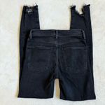 AGOLDE Sophie Mid Rise Skinny Ankle Jean in Black Photo 8