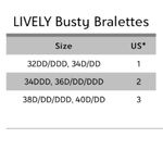 Lively Floral Lace Keyhole Busty Bralette No Wire Gray Size 1 (32DD, 33D/DD) Photo 11