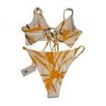 Shade & Shore NWt  orange tie dye bikini set, 32 b / small Photo 1