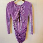 Revolve Michael Costello x  Davey mini dress, backless, keyhole front, ruched, M Photo 1