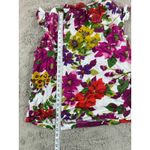 Sundance  Floral Print V Neck Flutter Sleeve Blouse Top Women's XL boho artisan Photo 4