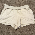 PINK - Victoria's Secret  Cream Sweatshorts Photo 0