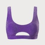 BERLOOK PLUS SIZE Purple Lurex Cut Out TOP ONLY 25 Photo 0