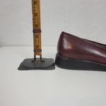 Enzo Angiolini Womens Shoes Size 7 Burgandy Leather Slip On Flat Loafers Photo 95