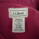 L.L.Bean Vintage ladies pink cotton & tencel button down size xs Photo 3