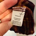 Blu Pepper Plaid Maroon Blue Checkered Flannel Button Front Shirt Size Large Photo 10