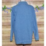 Vintage Tudor Court Embroidered Floral Blue Denim Jacket Chore Coat Size L Size L Photo 7