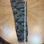 Sundry  Camo Knit Sport Joggers Side Stripe Green‎ Black Size 2 Photo 9