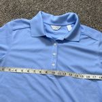 Callaway  Womens Blue Short Sleeve Snap Front Activewear Golf Shirt large Photo 5